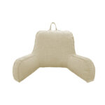 Coussin de lecture beige