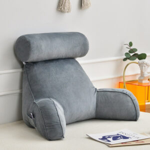 Coussin de lecture Gris clair