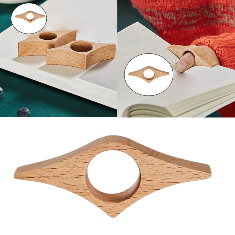 bague de lecture en bois