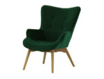 Fauteuil de lecture luxe vert