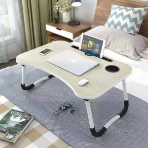 Bureau de lit beige