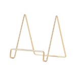 Support géométrique doré