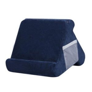 Coussin porte livre bleu marine