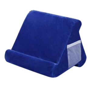 Coussin porte livre bleu