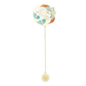 Marque page rond oiseau