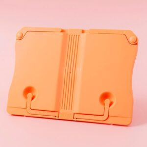 Repose livre en plastique orange