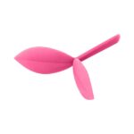 Marque page feuille rose