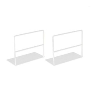 Serre livre de bureau blanc