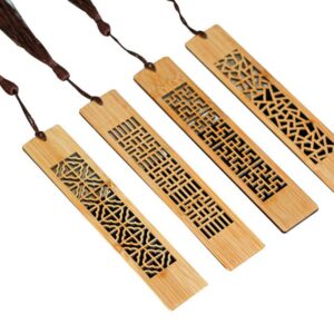 Marque pages en bois géométrique