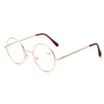 Lunettes rondes dorées