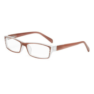 Lunettes de lecture fluo marron