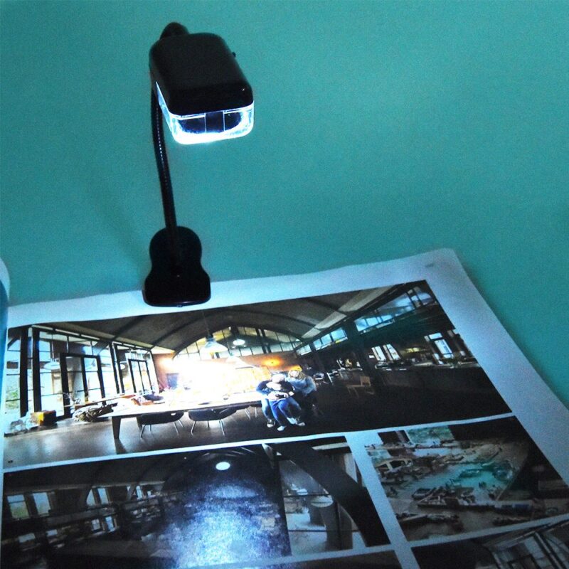 Lampe de lecture flexible noir