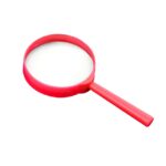 Loupe enfant plastique rouge