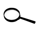 Loupe enfant plastique noir