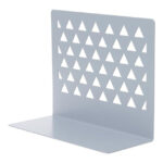 Serre livre motif triangle gris